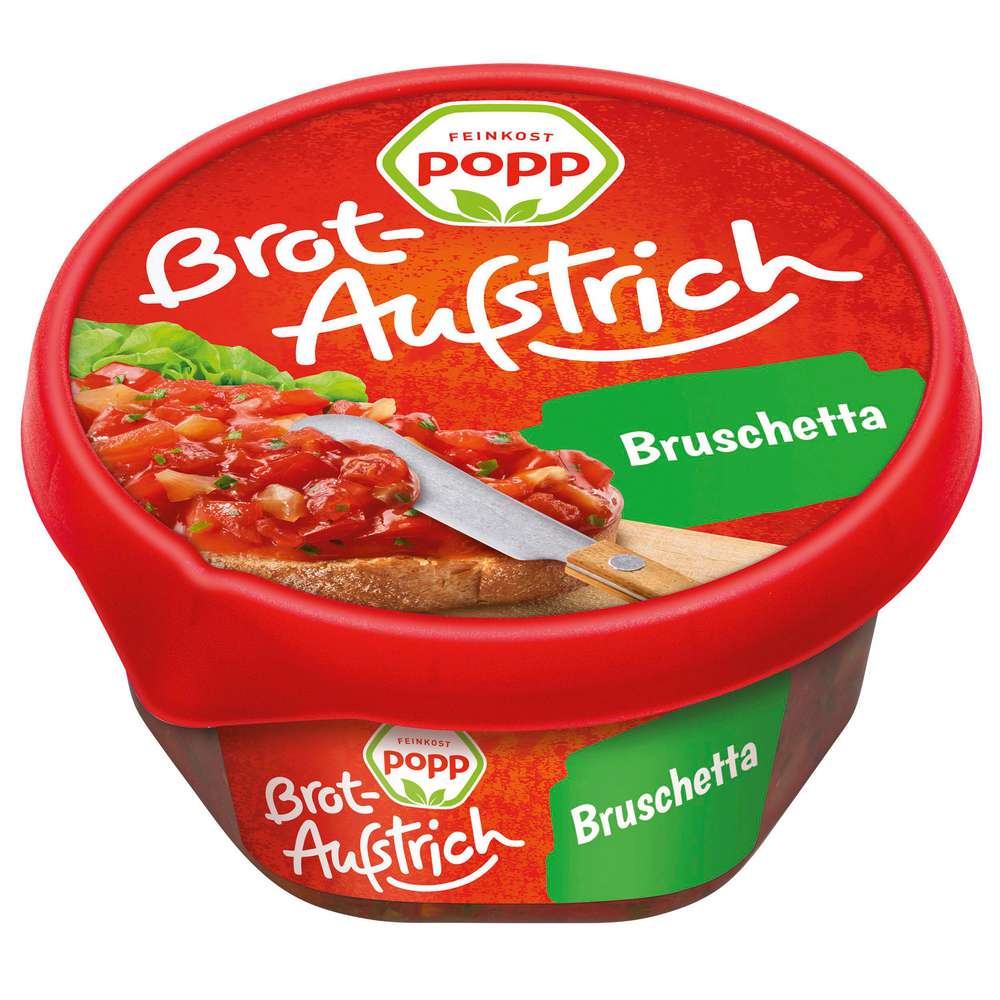 Produktabbildung Popp Brotaufstrich, Bruschetta
