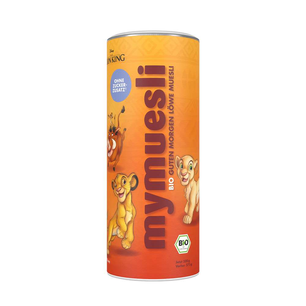 Produktabbildung MyMüsli Bio Müsli Guten-Morgen-Löwe