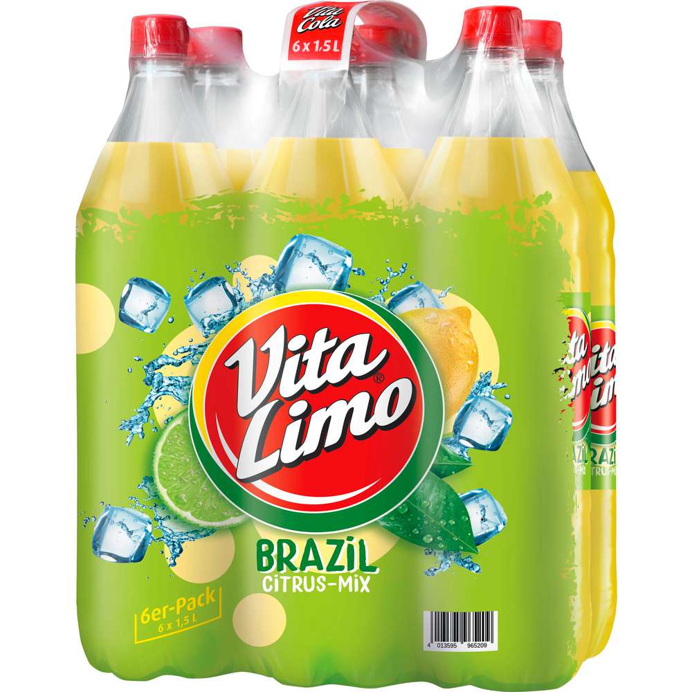 Produktabbildung Lichtenauer Limonade Brazil, Limette-Zitrone-Grapefruit-Mix (6x 1,500 Liter)