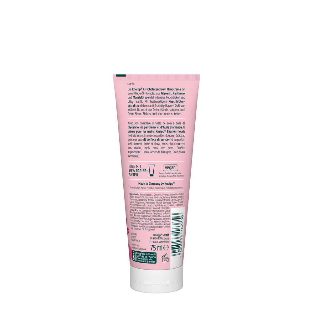 Produktabbildung Kneipp Handcreme, Kirschblütentraum
