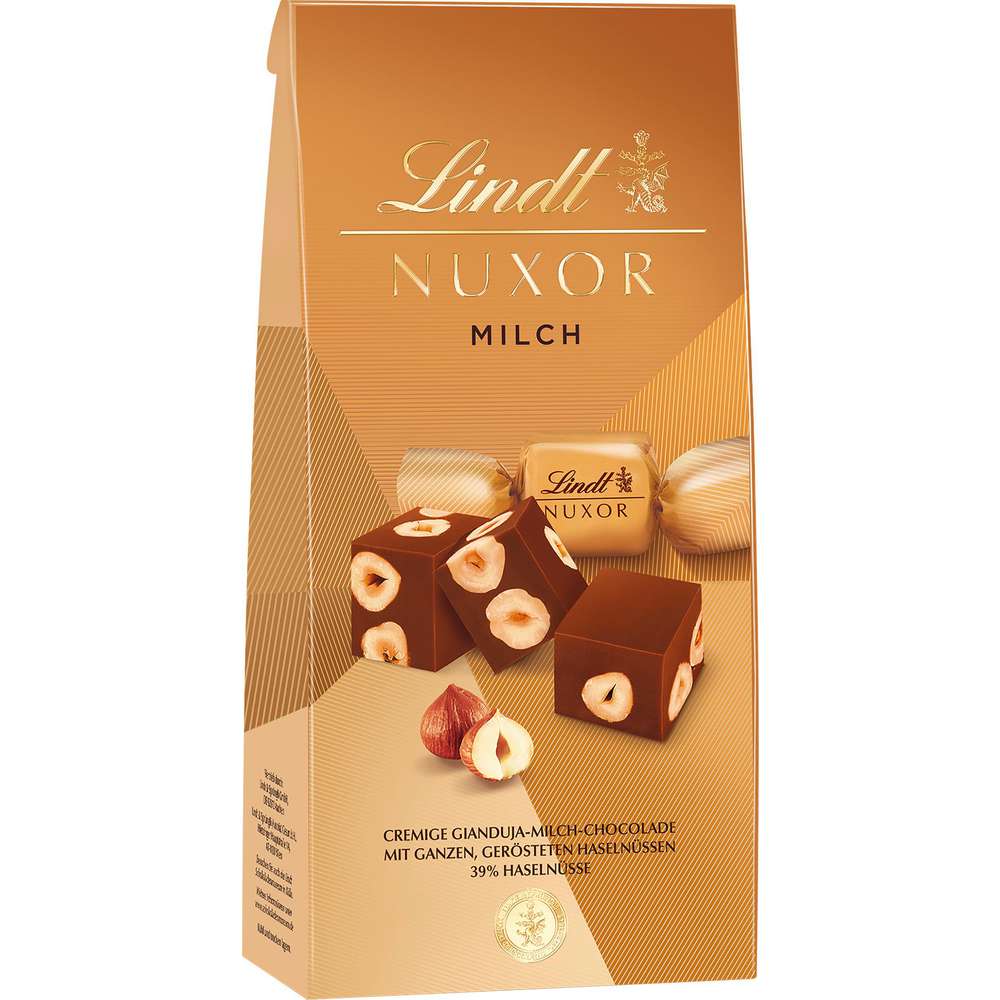 Produktabbildung Lindt Nuxor Schokopralinen Haselnuss/Vollmilch