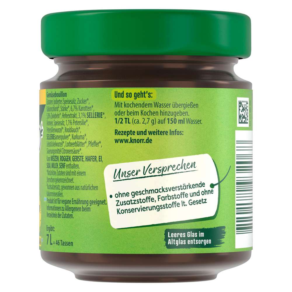 Produktabbildung Knorr Bouillon Gemüse