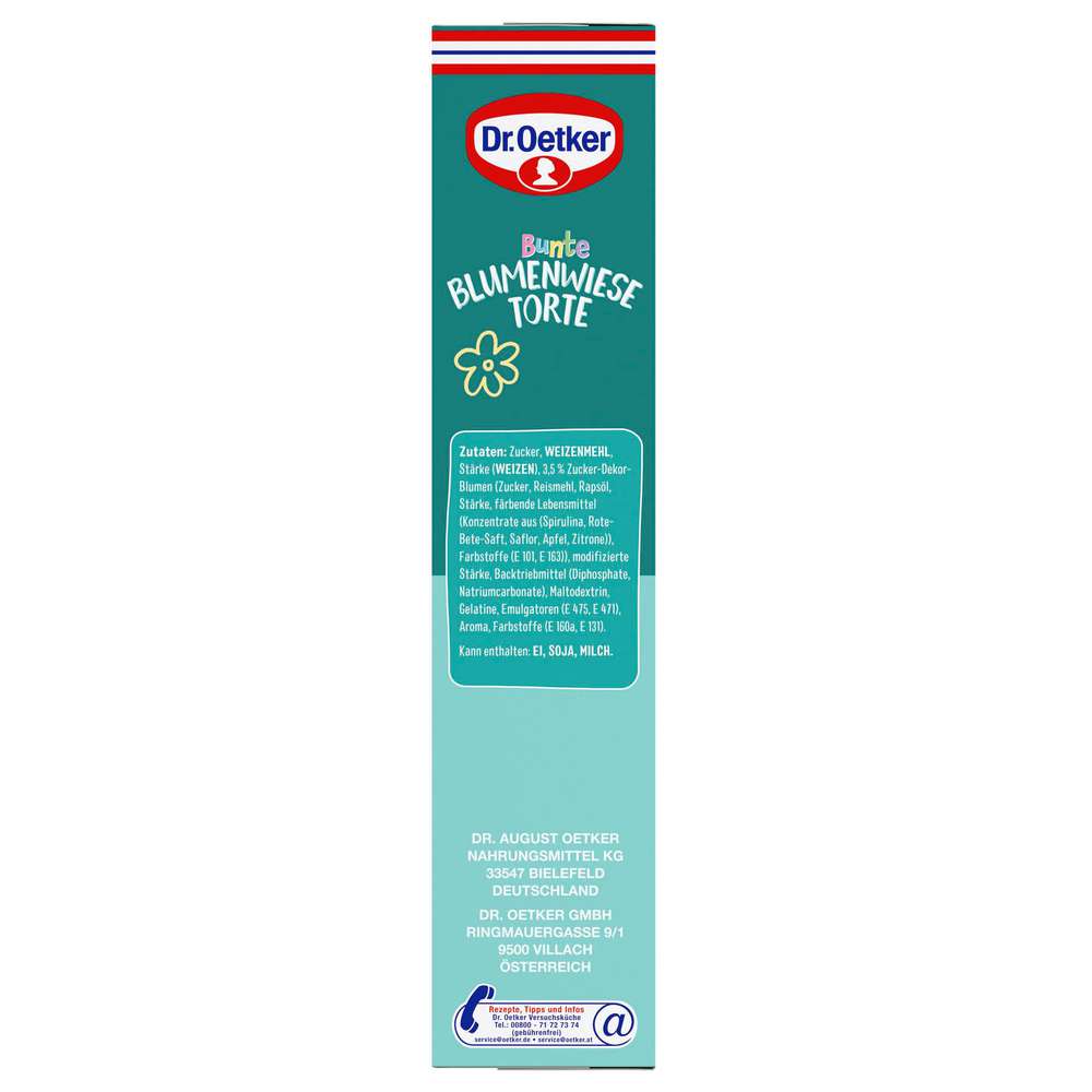 Produktabbildung Dr. Oetker Backmischung Bunte Blumenwiese-Torte