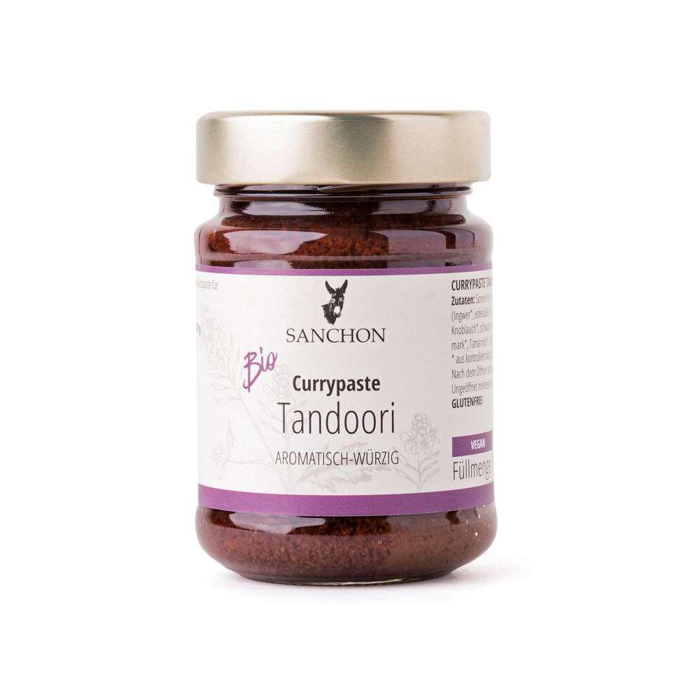 Produktabbildung Sanchon Bio Currypaste Tandoori, Aromatisch-Würzig