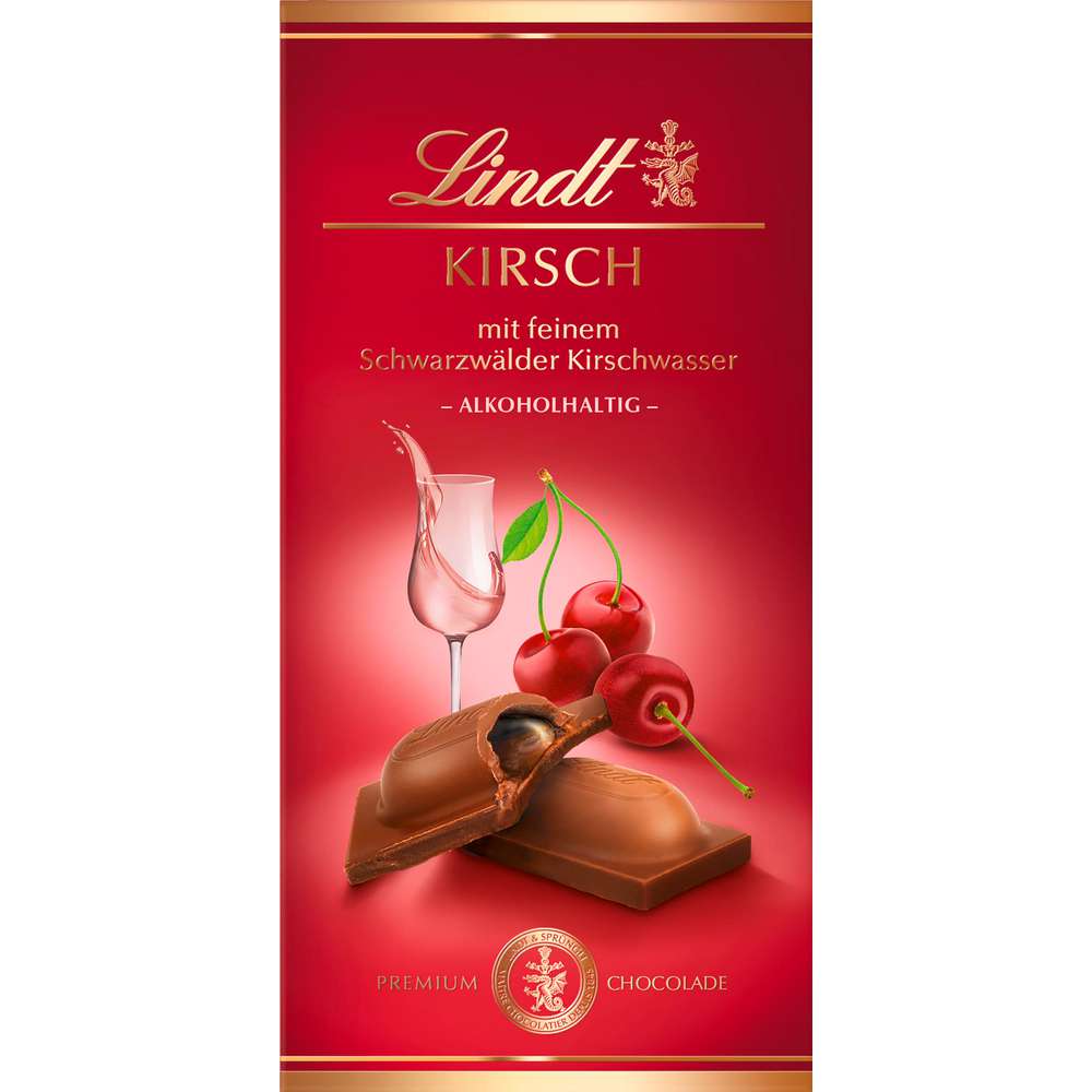 Produktabbildung Lindt Tafelschokolade, Kirsch