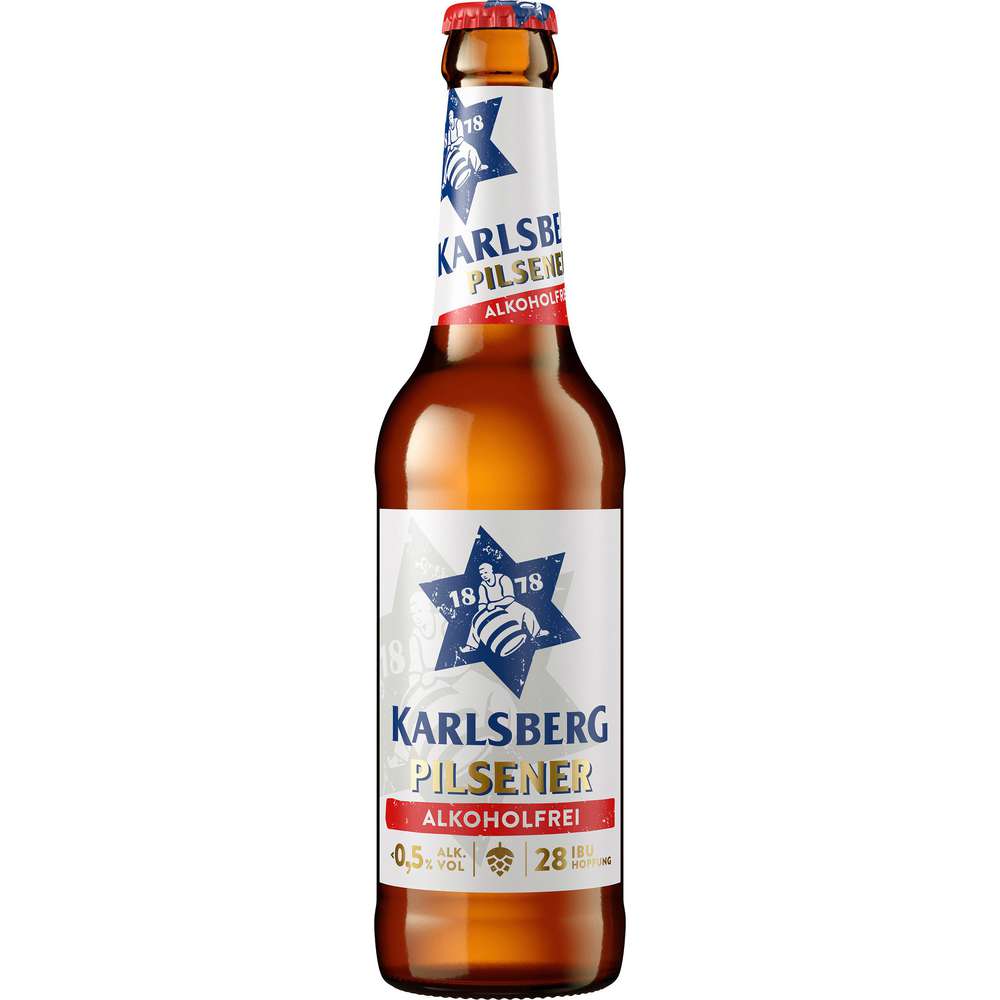 Produktabbildung Karlsberg Bier Pils alkoholfrei