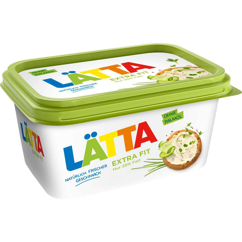 Produktabbildung LÄTTA Halbfettmargarine 28%, Extra Fit