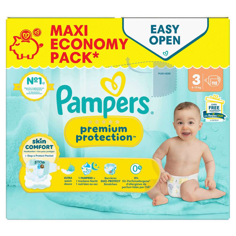 Produktabbildung Pampers Windeln Premium Protection Gr. 3 Midi 6-10 kg