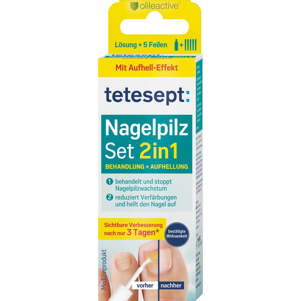 Produktabbildung tetesept Nagelpilz-Set 2in1
