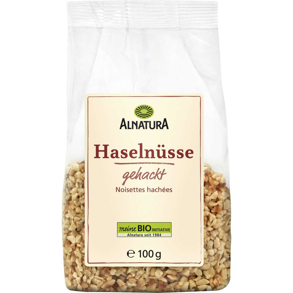 Produktabbildung Alnatura Haselnüsse, gehackt 