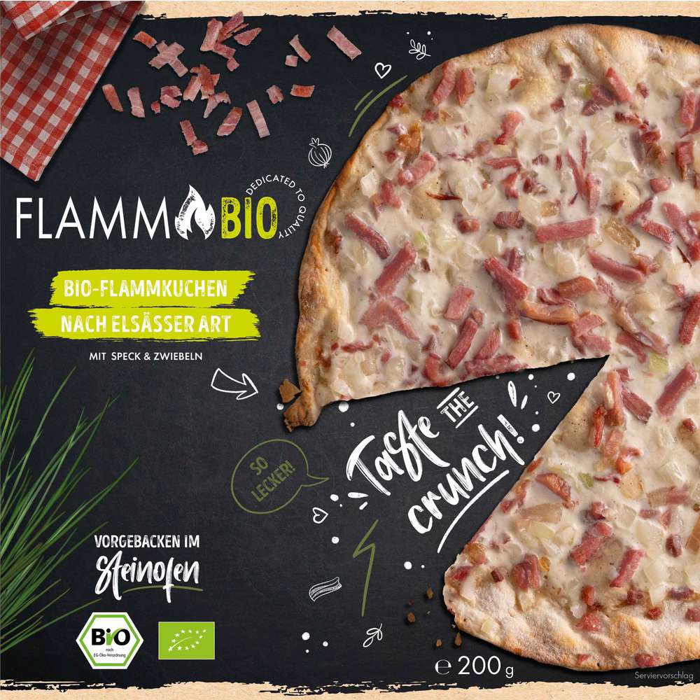 Produktabbildung Flammkuchen Profi Bio Flammkuchen Elsässer Art, tiefgekühlt