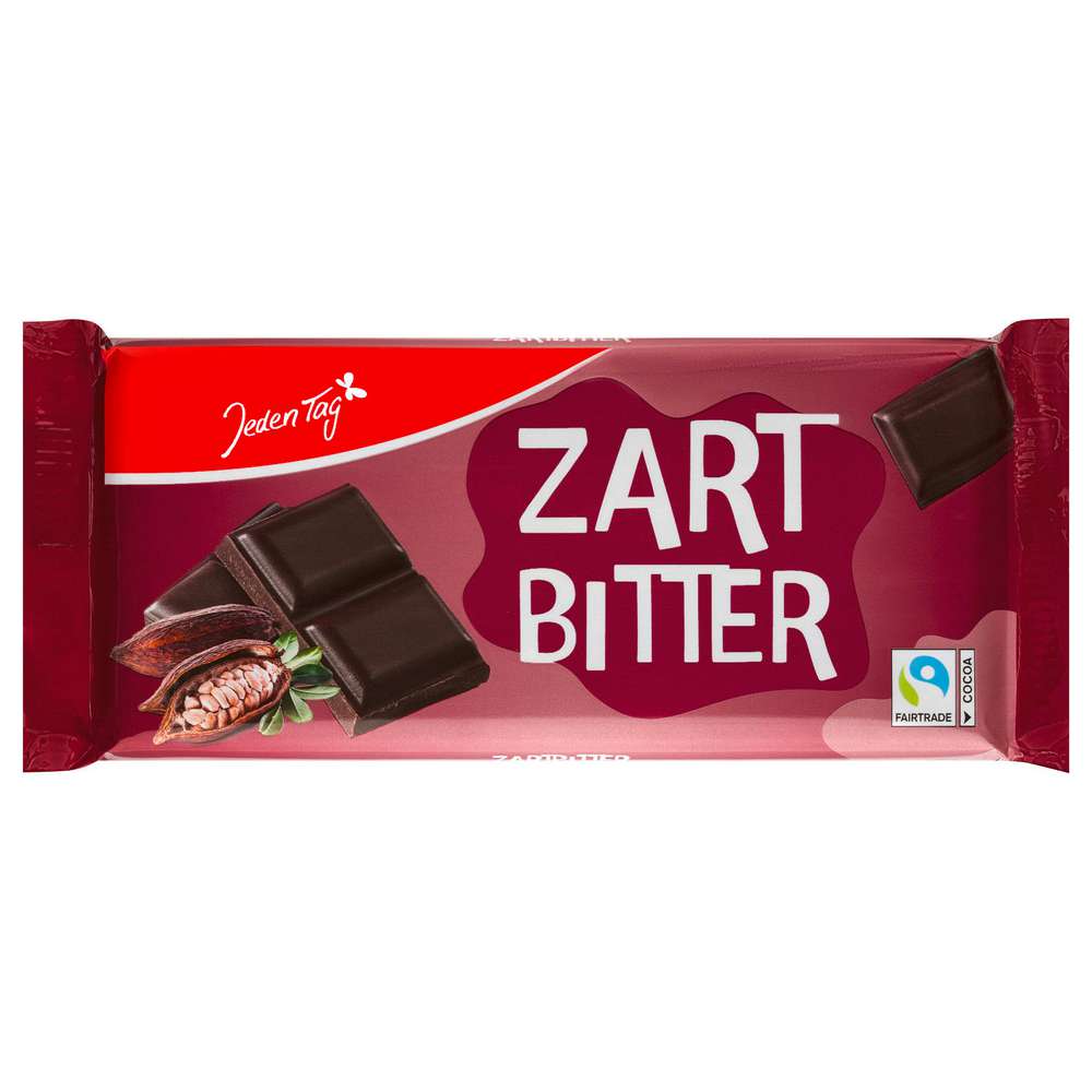 Produktabbildung Jeden Tag Tafelschokolade, Zartbitter