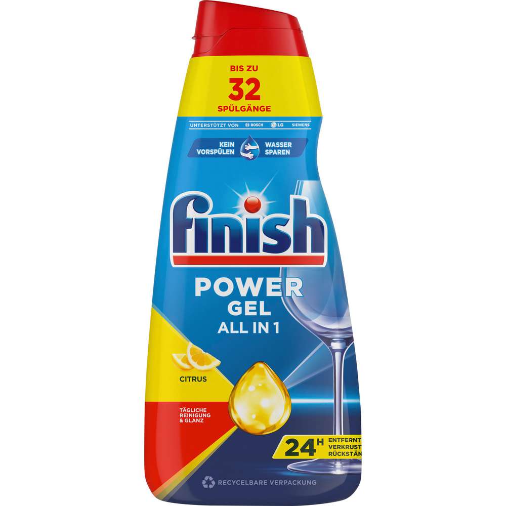 Produktabbildung Finish Power Gel All in 1, Citrus