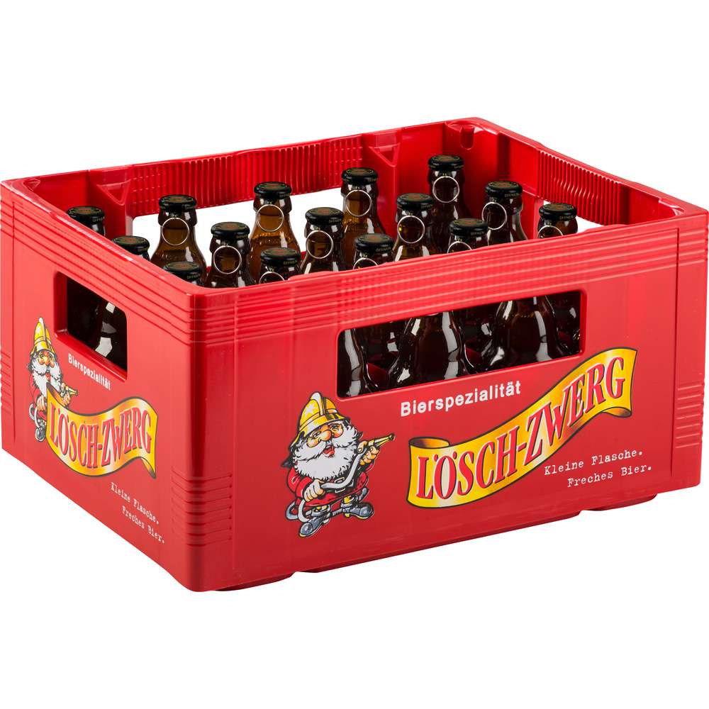 Produktabbildung Lösch-Zwerg Lagerbier, würzig 5,2% (20x 0,330 Liter)
