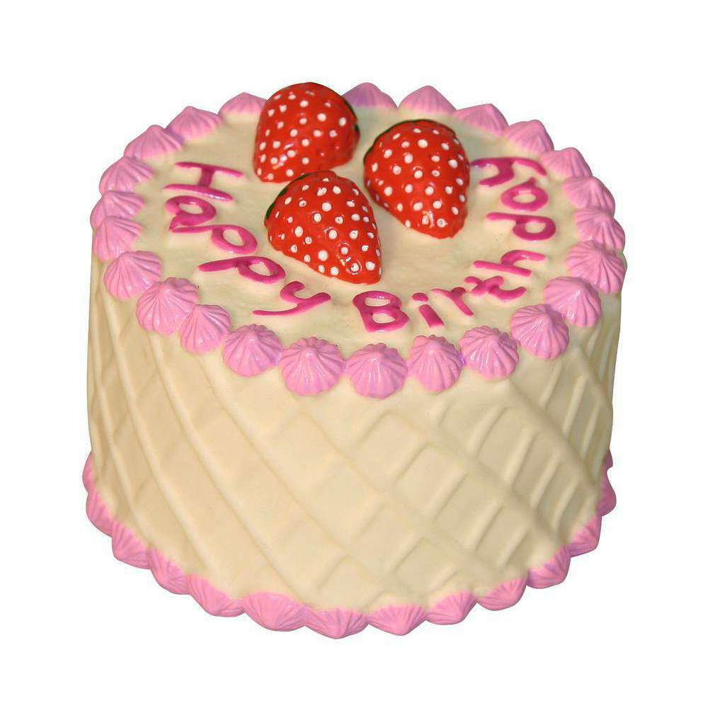Produktabbildung Kerbl Hundespielzeug Geburtstagtorte, 10 cm
