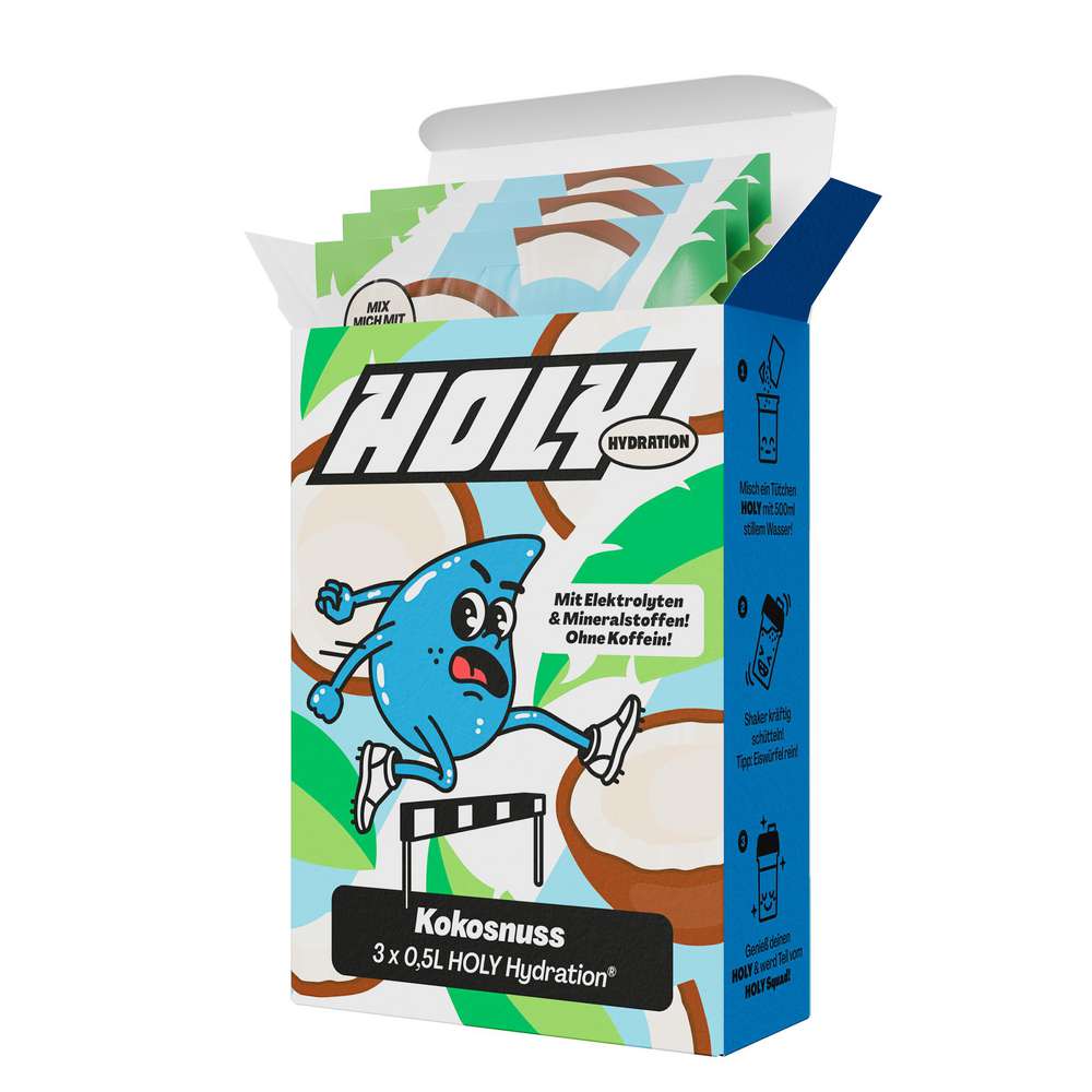 Produktabbildung HOLY Energy Pulver 3er Box Kokosnuss