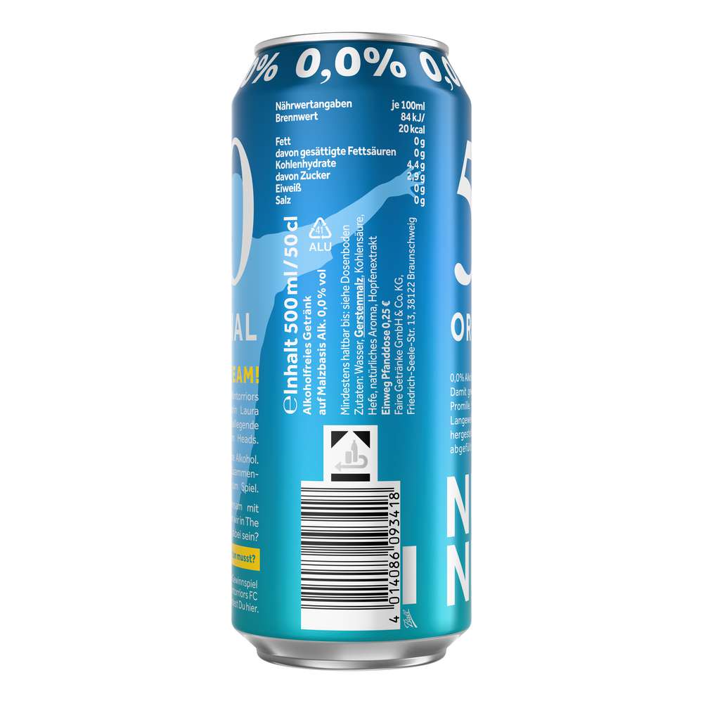 Produktabbildung 5,0 Original Bier Pils, alkoholfrei
