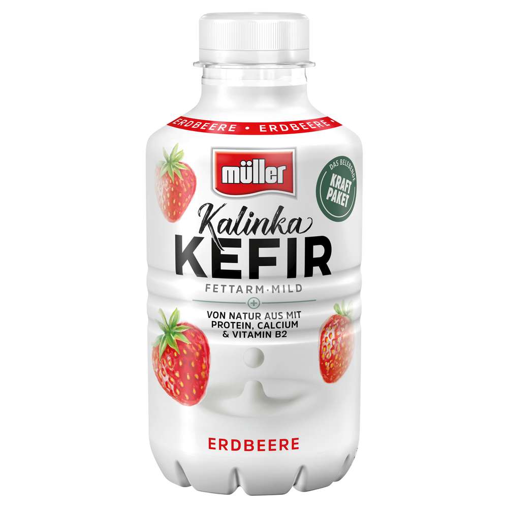 Produktabbildung Müller Kalinka Kefir, Erdbeere