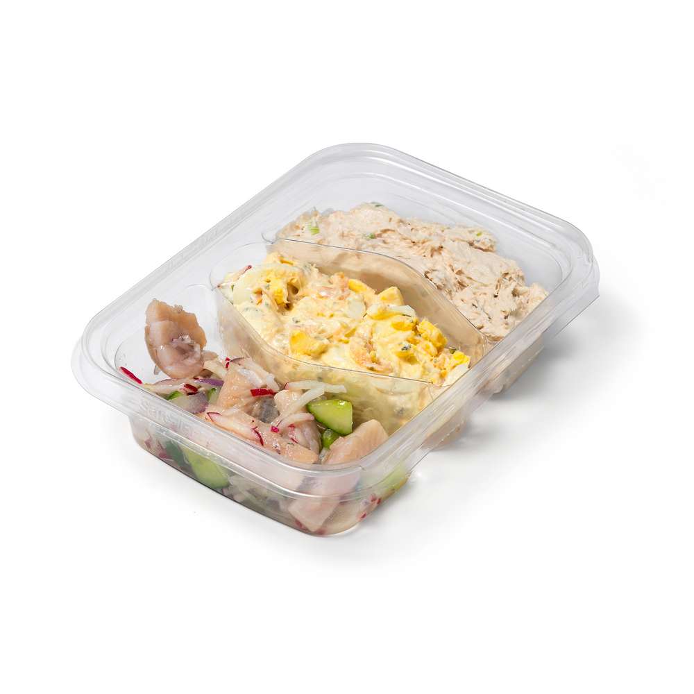 Produktabbildung GLOBUS Fischtheke Hausgemachte Fischsalate 3er-Box