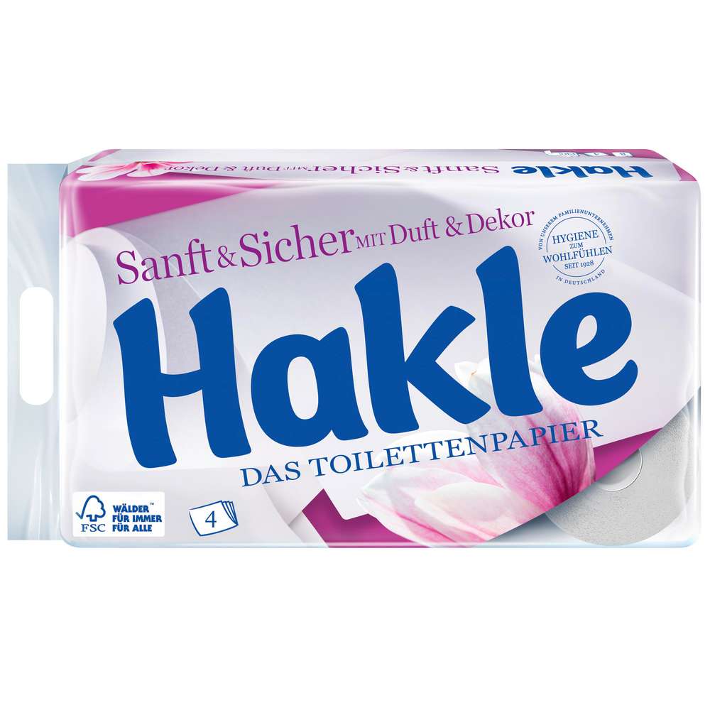 Produktabbildung Hakle Toilettenpapier Sanft & Sicher, 4-lagig