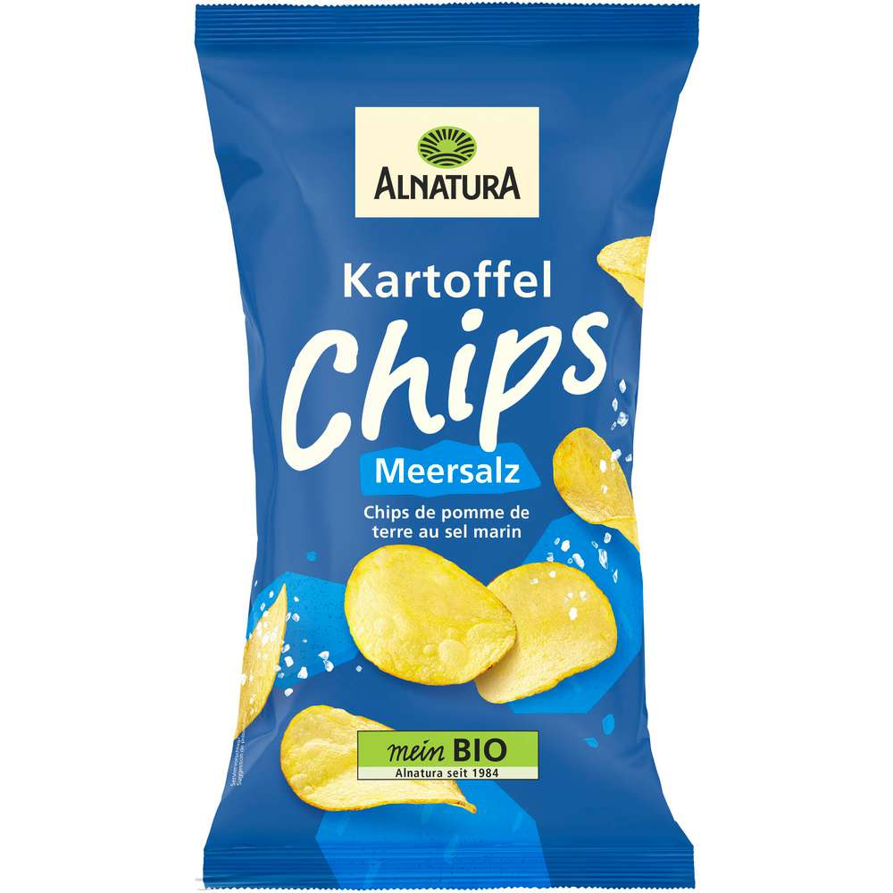 Produktabbildung Alnatura Bio Kartoffelchips, Meersalz