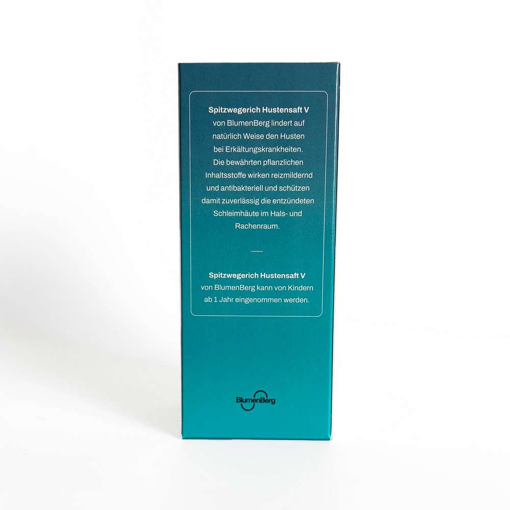 Produktabbildung BlumenBerg Spitzwegerich Hustensaft