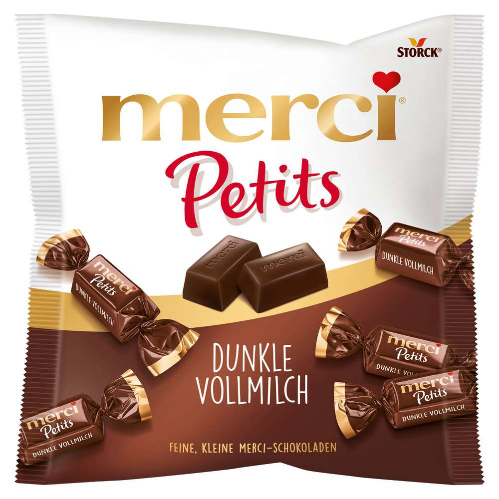 Produktabbildung Merci Schokolade Minis Dunkle Vollmilch