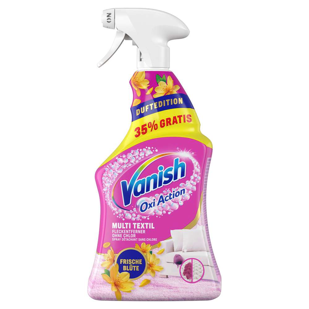 Produktabbildung Vanish Multi-Textil Fleckenentferner Oxi Action, Frische Blüte