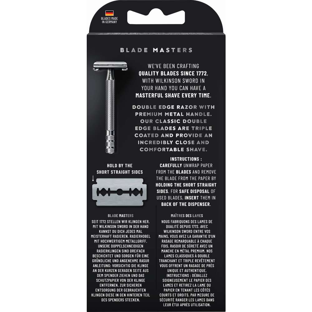 Produktabbildung Wilkinson Rasierhobel Classic Double Edge, mit 5 Klingen