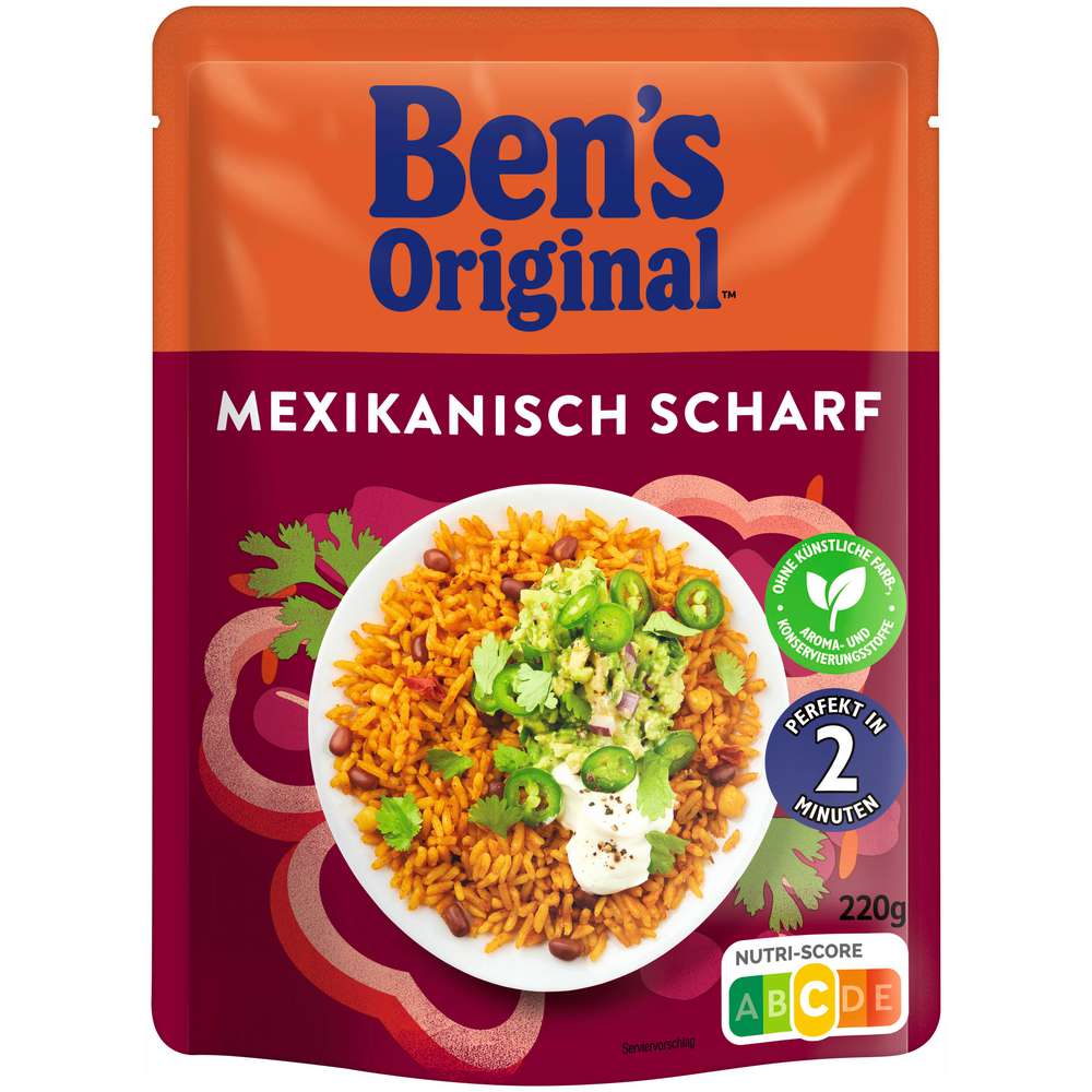 Produktabbildung BEN'S ORIGINAL Express Reis, Mexikanisch Scharf