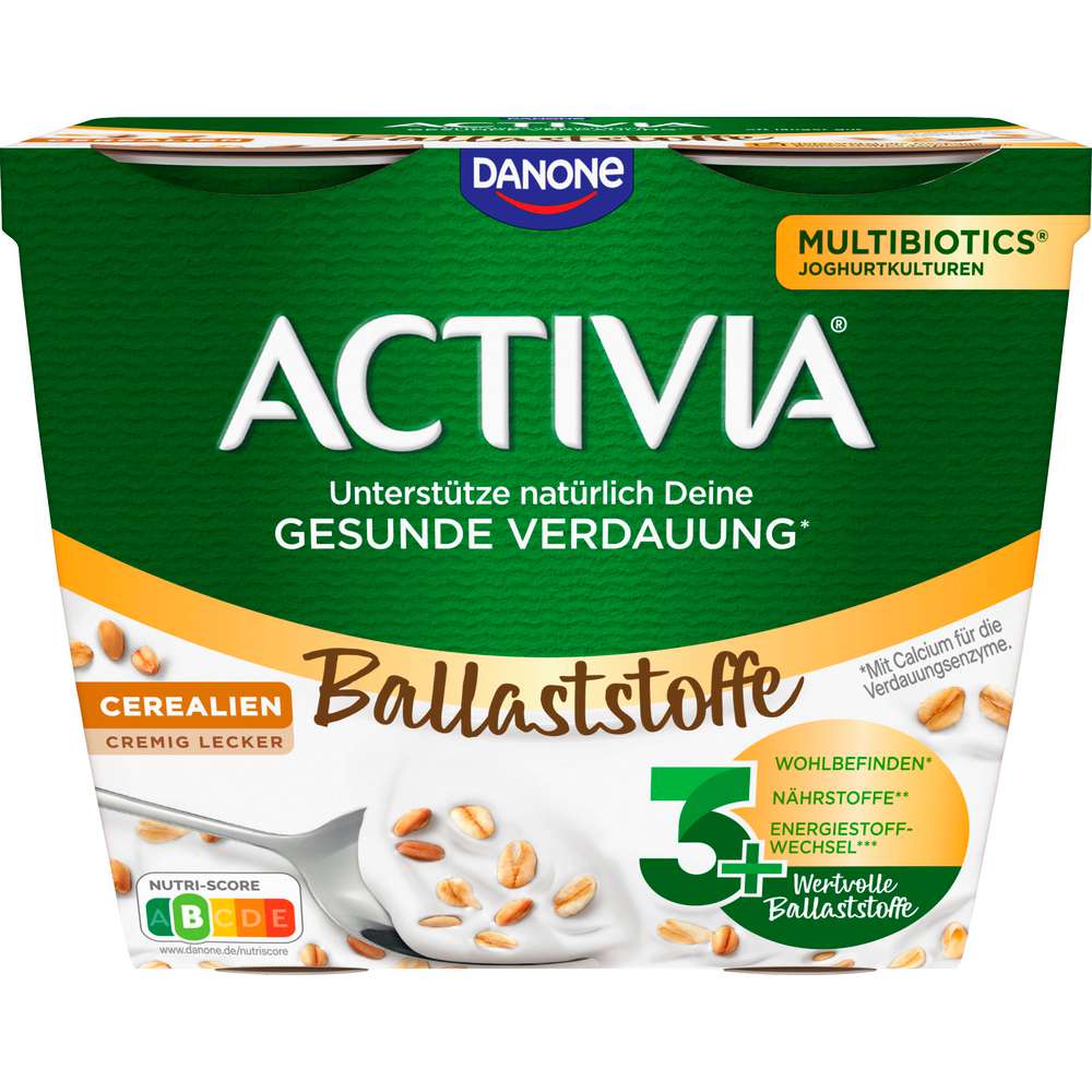 Produktabbildung Activia Fruchtjoghurt Cerealien, 4 x 115g