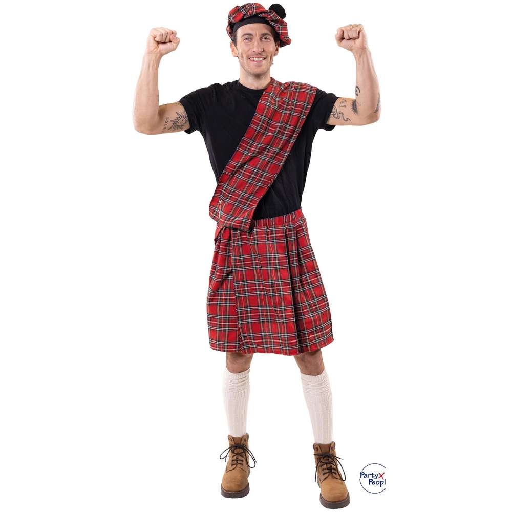Produktabbildung Party x People Kostüm Schotte Archie 3-tlg, verschiedene Größen