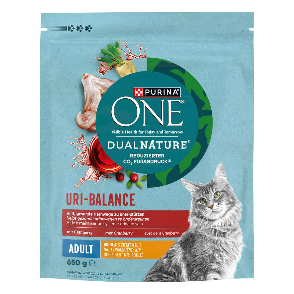 Produktabbildung Purina Katzen-Trockenfutter One Nature Adult, Uri-Balance