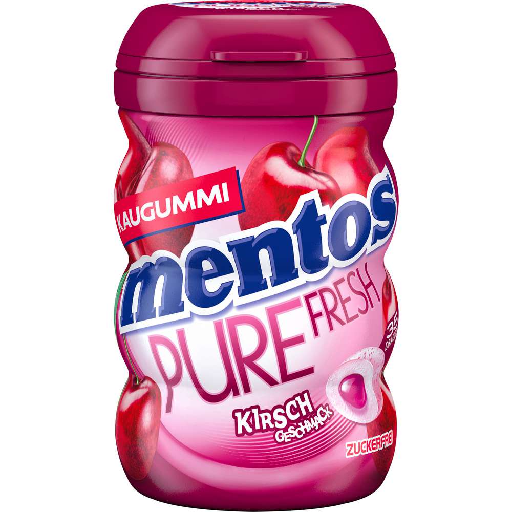 Produktabbildung Mentos Kaugummidragees Pure, Kirsche