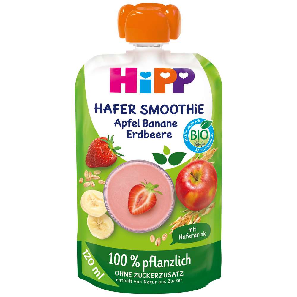 Produktabbildung Hipp Bio Smoothie, Apfel/Banane/Erdbeere