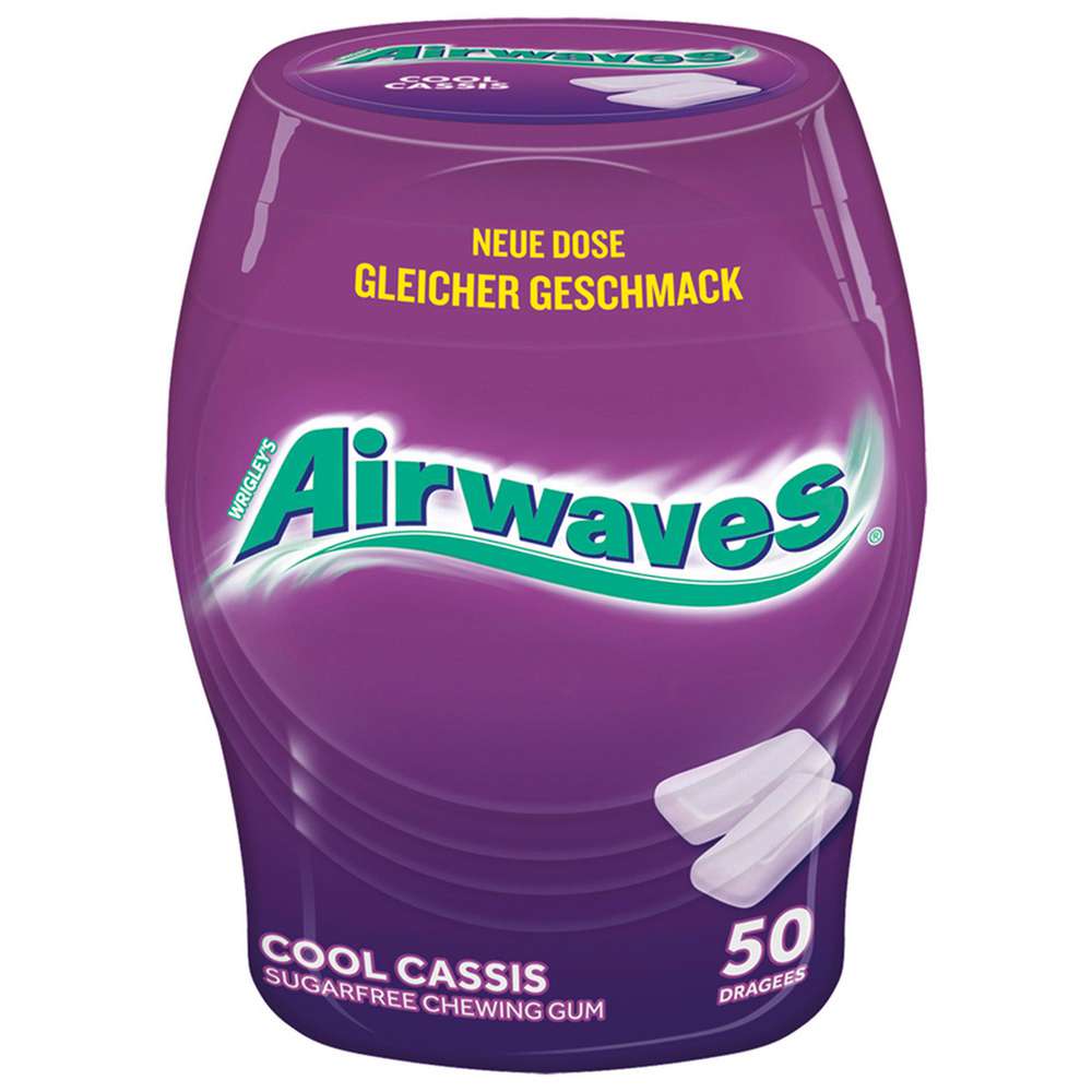Produktabbildung Airwaves Kaugummi, Cool Cassis, Zuckerfrei