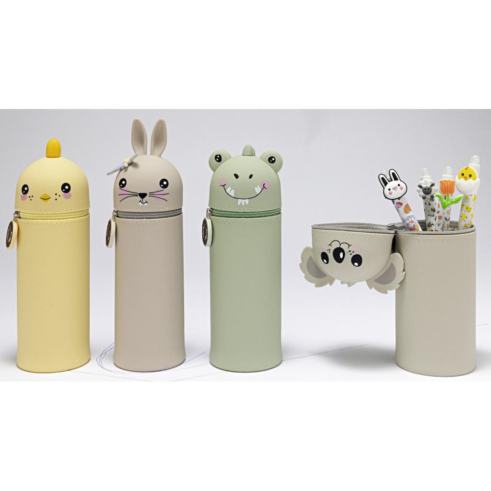 Produktabbildung keine Marke Silikon-Federmäppchen, je Artikel