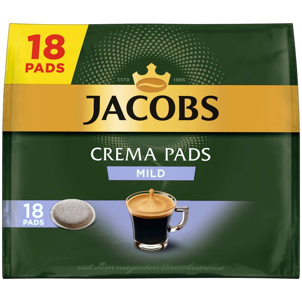 Produktabbildung Jacobs Kaffeepads, Mild