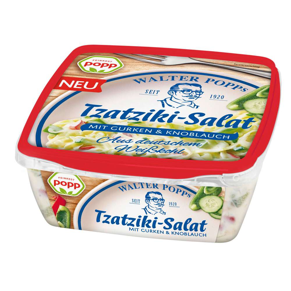 Produktabbildung Feinkost Popp Tzatzikisalat mit Gurken &  Knoblauch