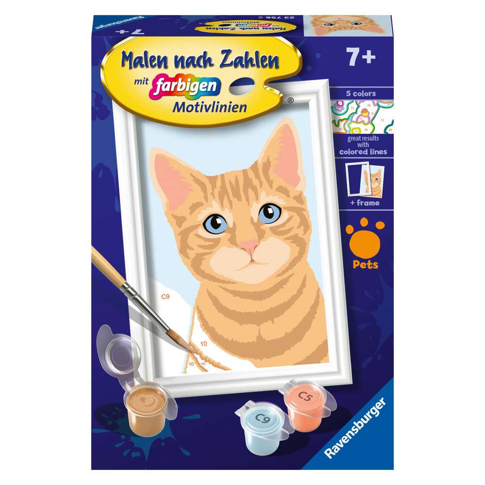 Produktabbildung Ravensburger Malen nach Zahlen Niedliche Katze