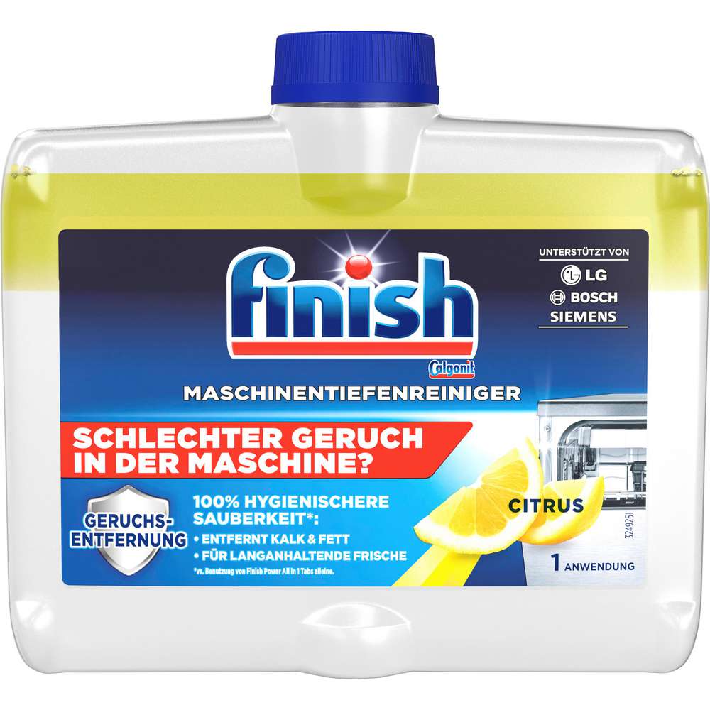 Produktabbildung Finish Spülmaschinen Tiefen-Reiniger, Citrus
