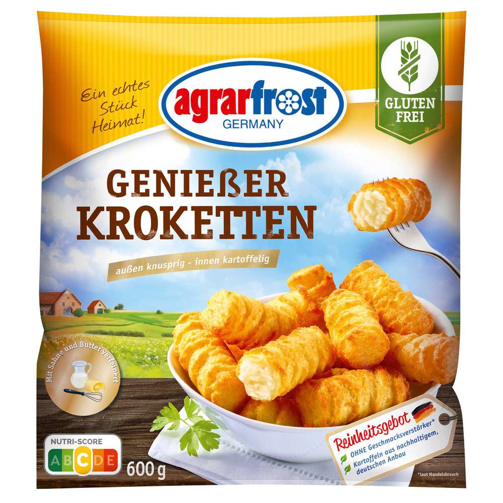 Produktabbildung Agrarfrost Genießer Kroketten, tiefgekühlt