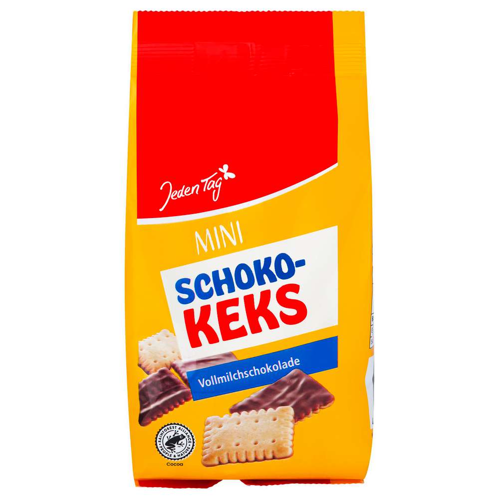 Produktabbildung Jeden Tag Mini Schokokeks, Vollmilch