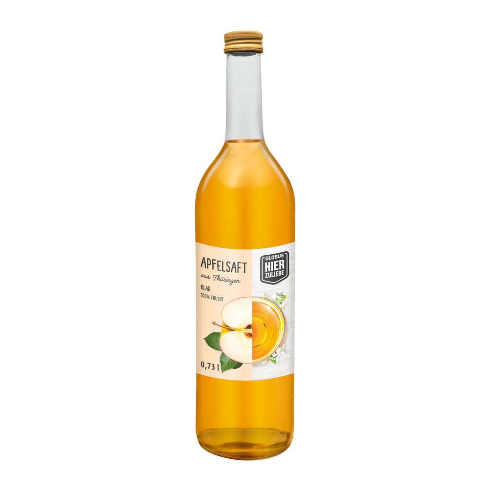Produktabbildung GLOBUS HierZuliebe Apfelsaft klar