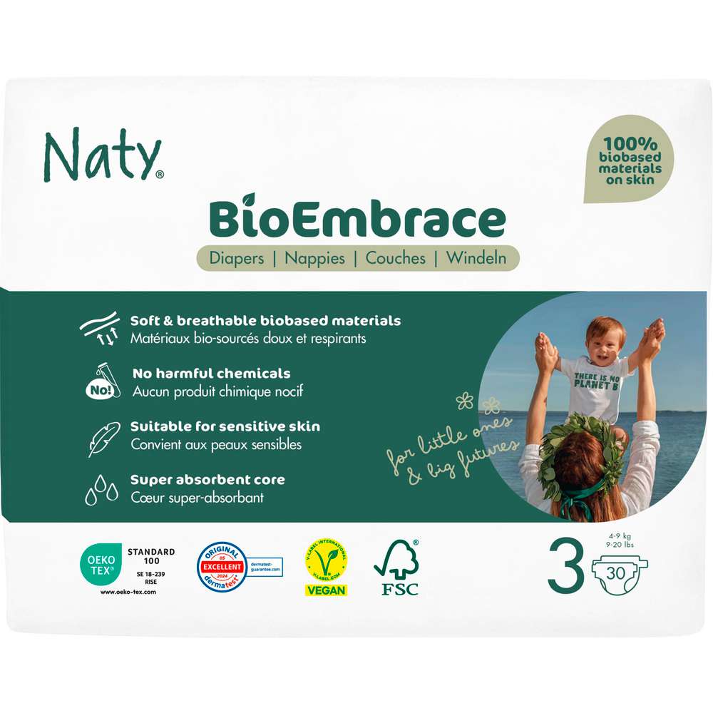 Produktabbildung Naty Windeln Bio Embrace Midi Gr.3, 4-9 kg
