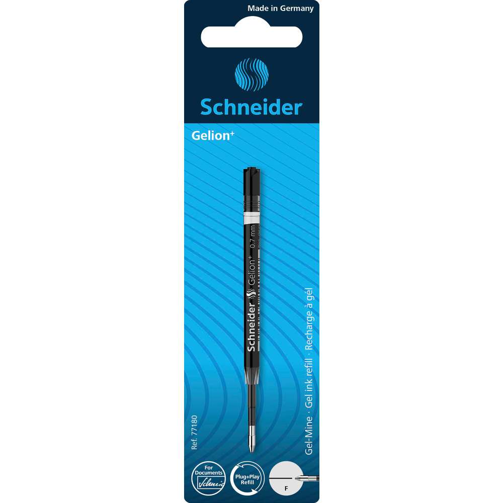 Produktabbildung Schneider Kugelschreiber Ersatzmine Gelion + fein, schwarz