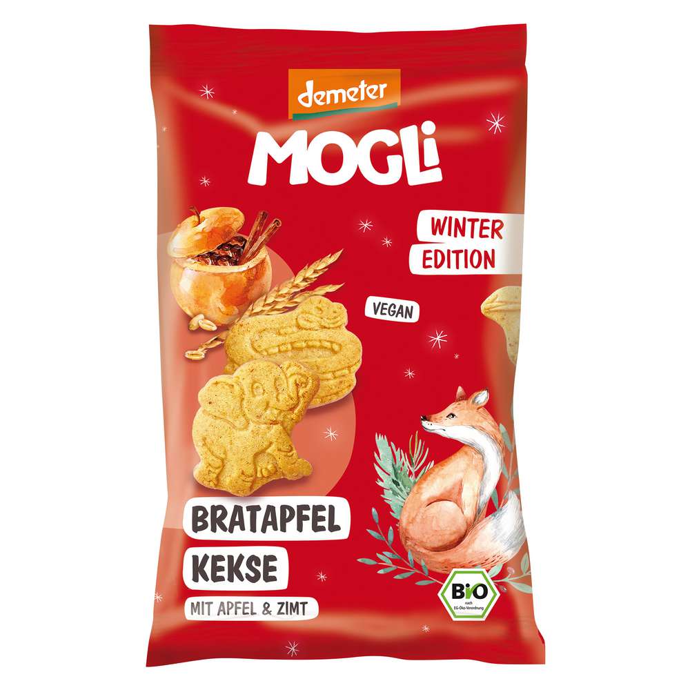 Produktabbildung MOGLi Bio Kekse Winter Edition, Bratapfel