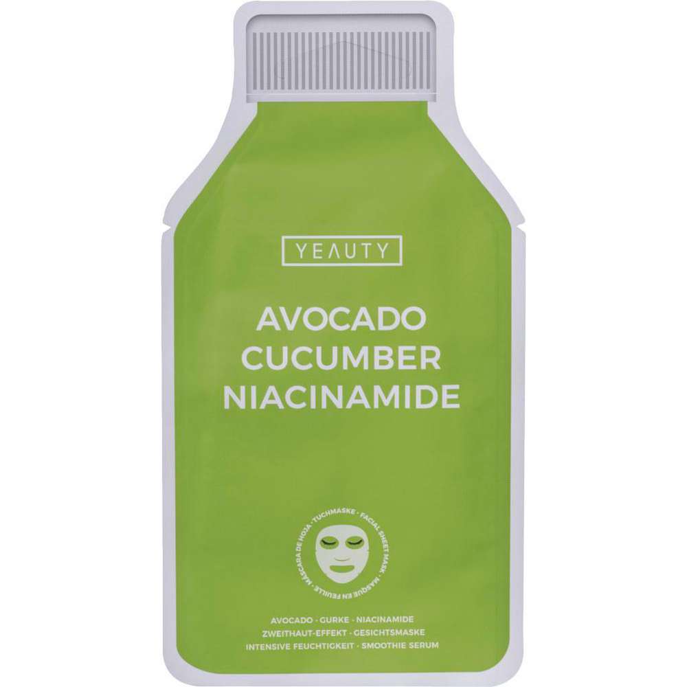 Produktabbildung Yeauty Tuchmaske. Avocado-Cucumber