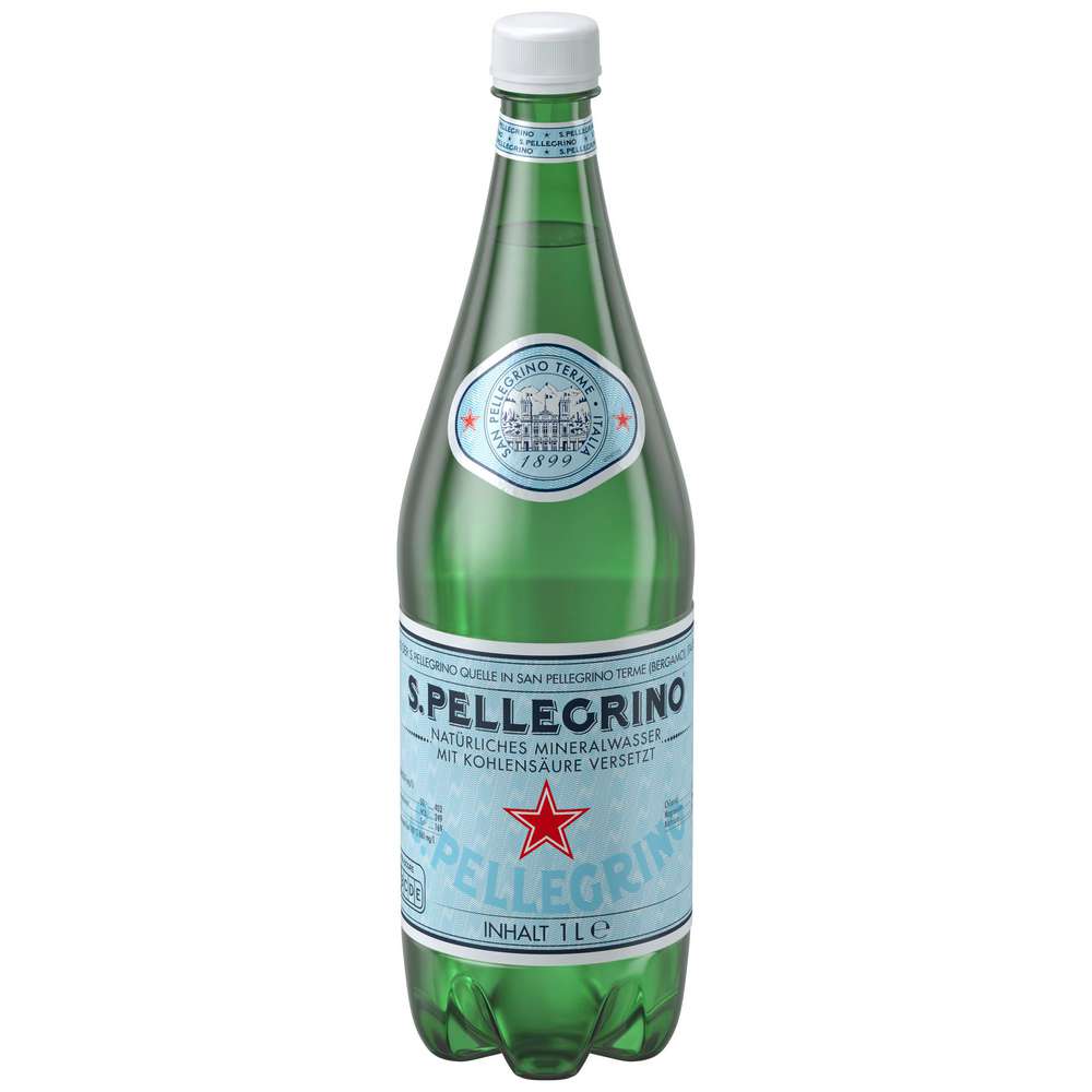 Produktabbildung San Pellegrino Mineralwasser, mit Kohlensäure