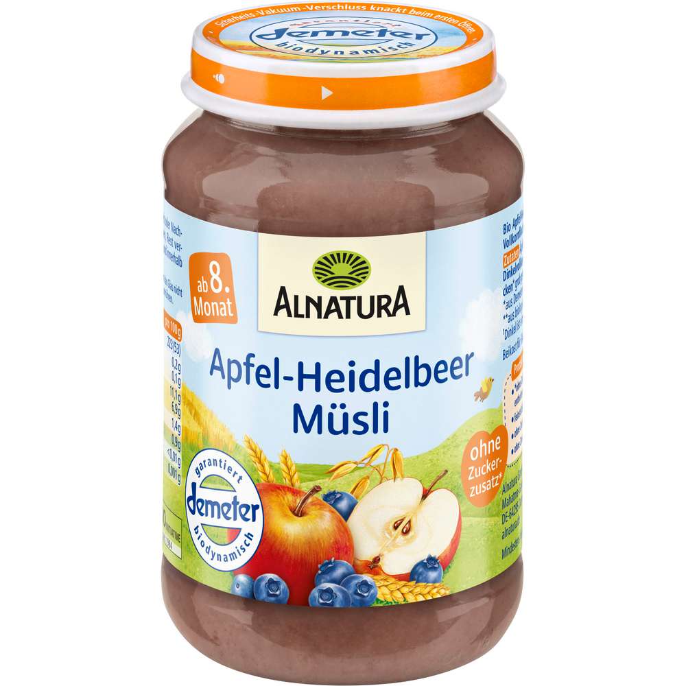 Produktabbildung Alnatura Alnatura Bio Apfel-Heidelbeer-Müsli